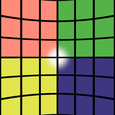 No black holes; This is the inside of a sphere. The sphere is pictured in the paper.