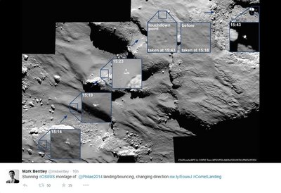 OSIRIS Montage of Philae Landing and Bouncing.JPG