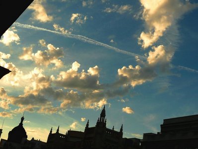 Skyview from Madrid, Spain