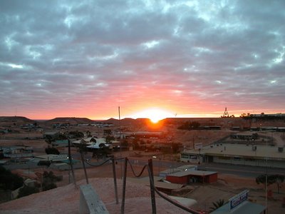 Sunrise over Cooper Pedy