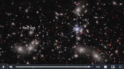Pandoras Cluster video still red dot.png