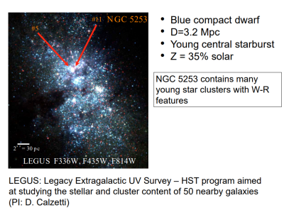 Clusters 5 and 11 in NGC 5253 Legacy Extragalactic UV Survey.png