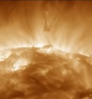 traingular prominence on sun from SDO.jpg