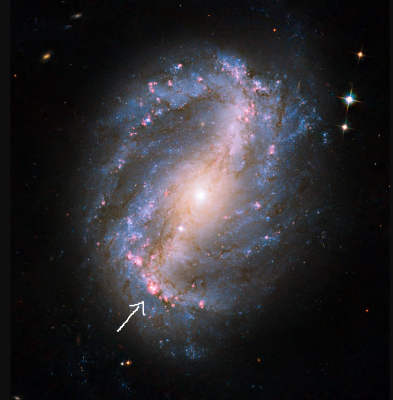 NGC 6217 annotated NASA ESA and the Hubble SM4 ERO Team.png