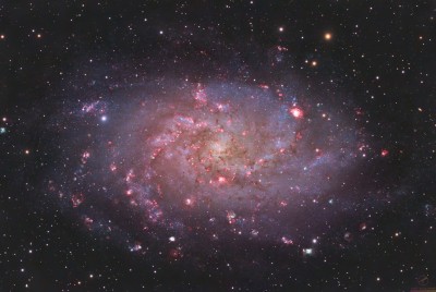 Fireworks in The Triangulum Galaxy