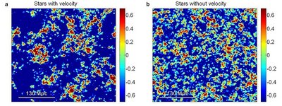 The distribution of star-forming halos at z = 40.<br />Credit: Eli Visbal, et al.